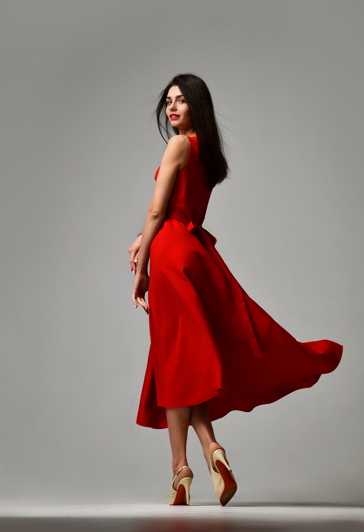 robe rouge chic