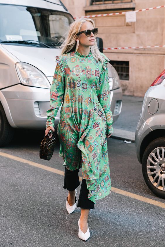 robe vintage et pantalon