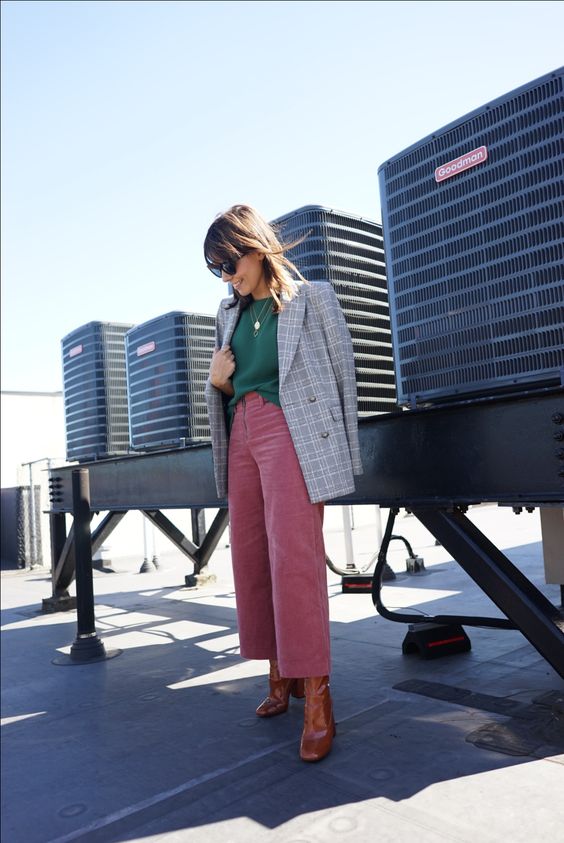bottines et pantalon large