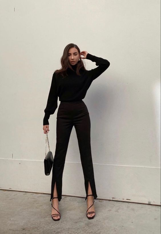 tenue de soirée split pant