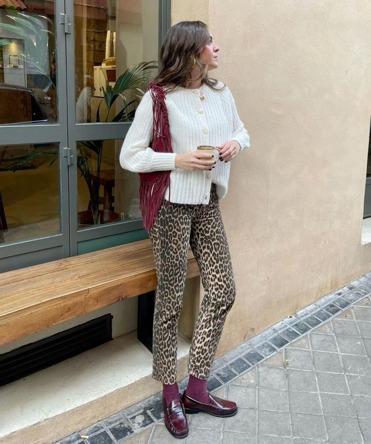 accessoiriser pantalon léopard