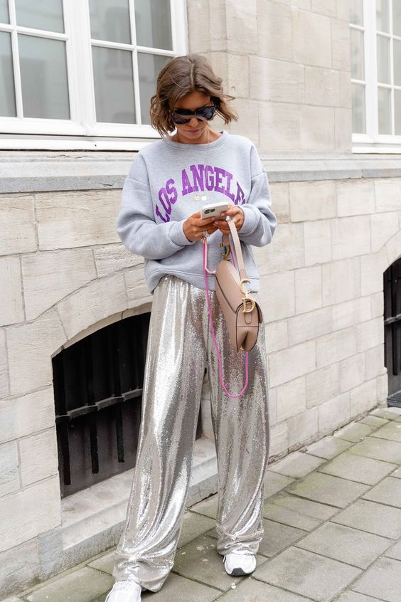 pantalon glitter