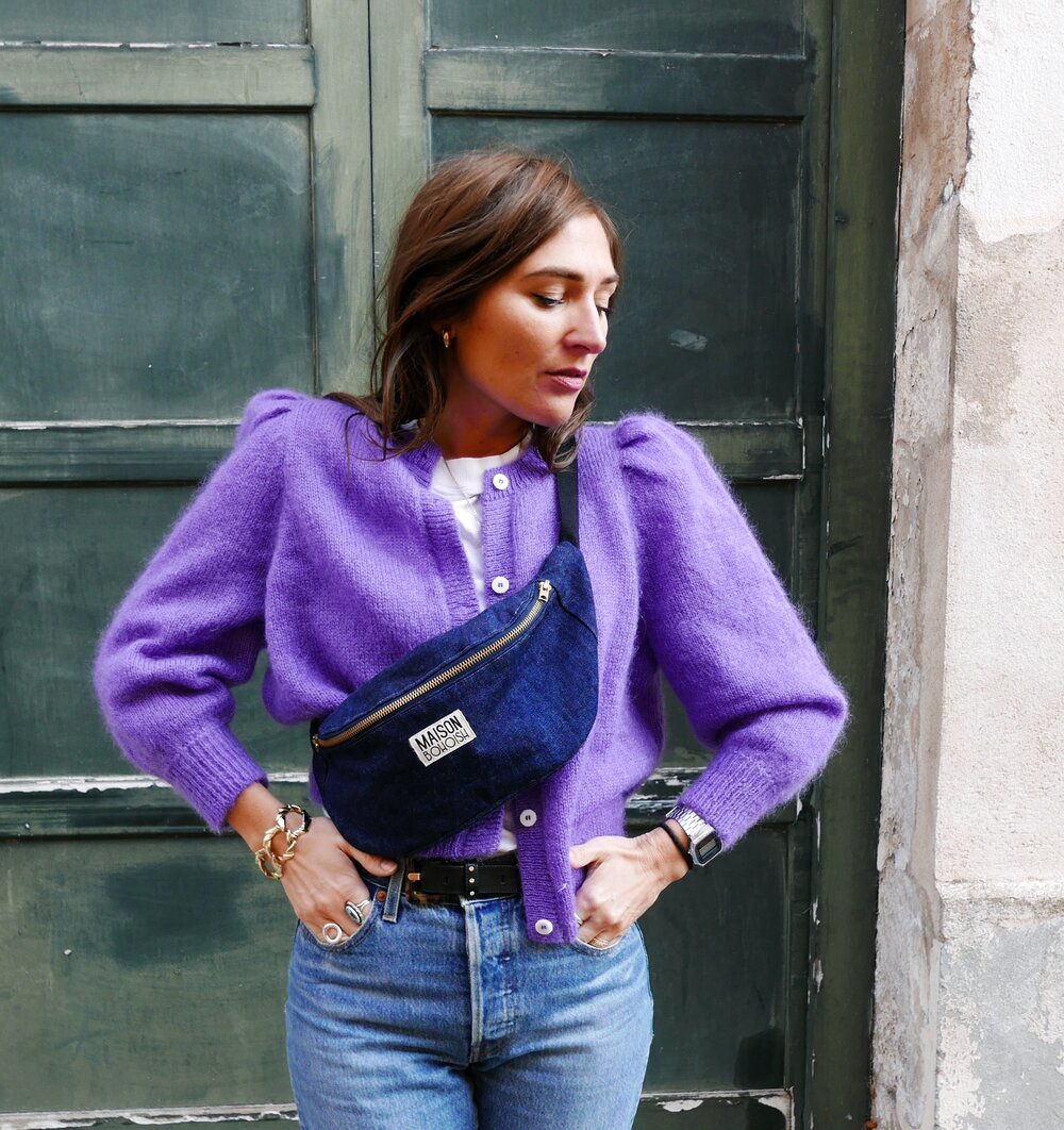 sac banane jean