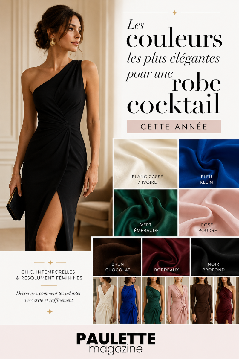 Les couleurs les plus élégantes pour une robe cocktail cette année